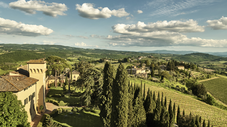 View of Tuscan Landscape
