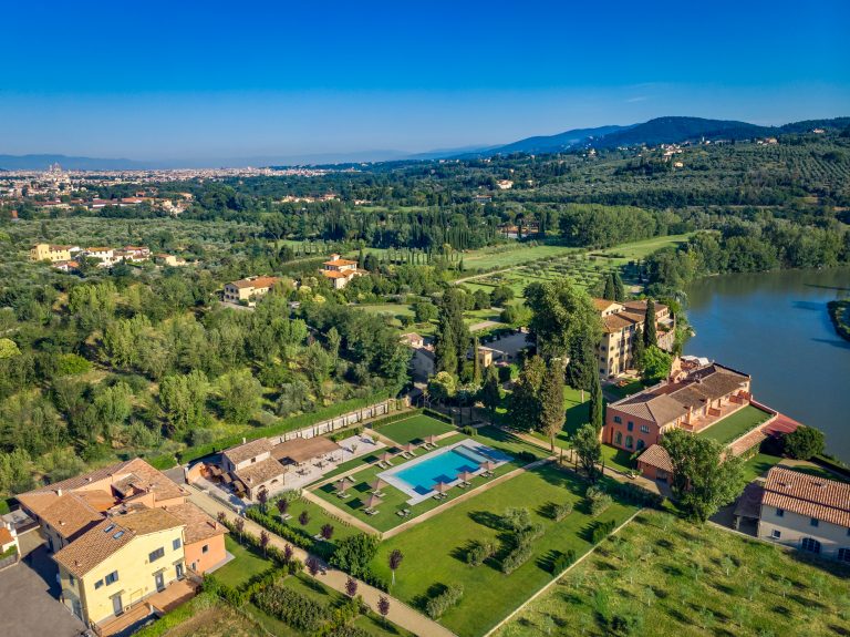 Villa La Massa, Arno River and Chianti hills - Lateral view (1)
