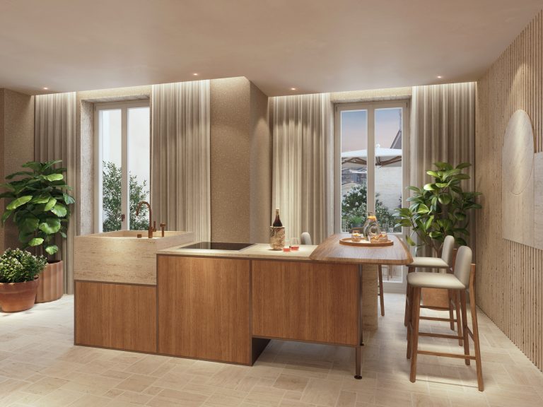 Six Sense Rome - 12. Two_Bedroom_Lata_Suite_Kitchen copiar