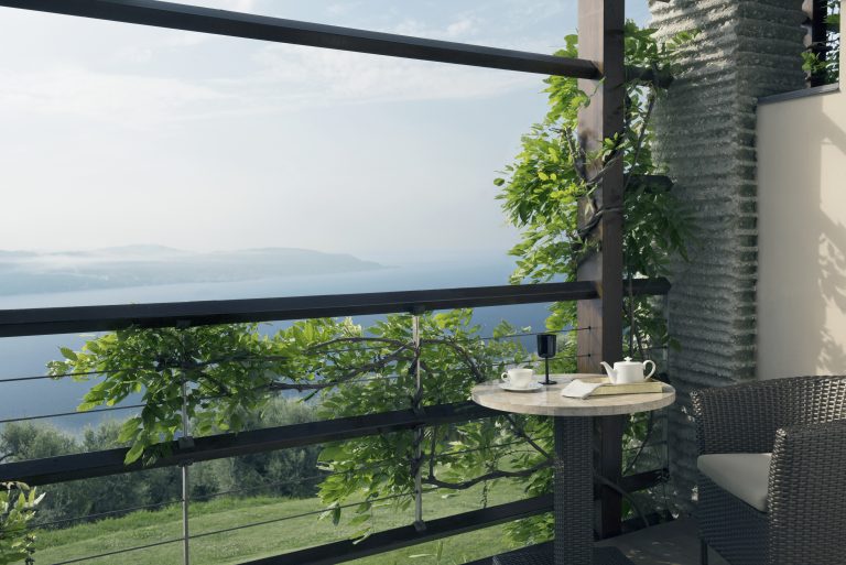 Lefay Resort & SPA Lago di Garda Pool Deluxe Junior Suite_Balcony with lake