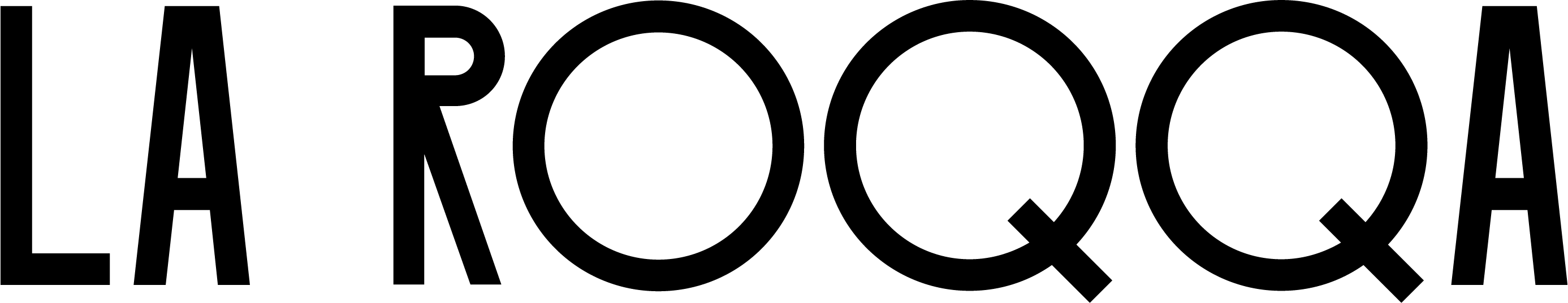 LA ROQQA Logo Black - Horizontal